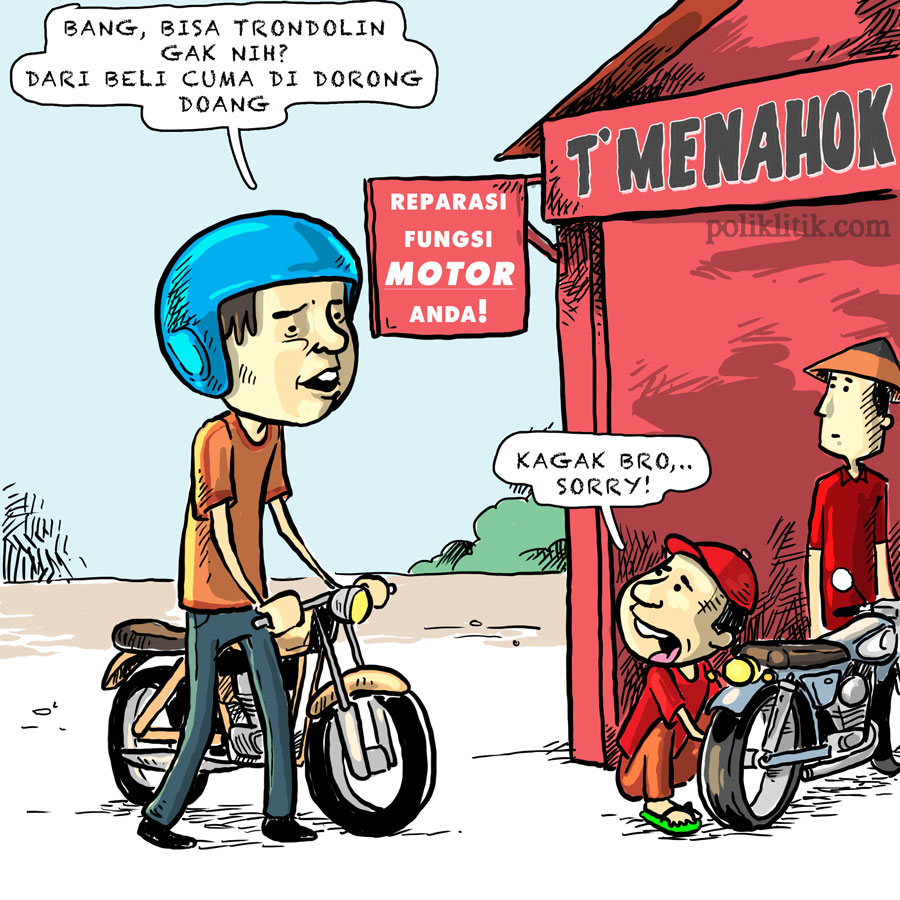 Gambar Kartun Anak Naik Sepeda | Top Gambar