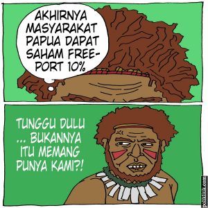 Masyarakat Papua dapat 10 Persen Saham Freeport
