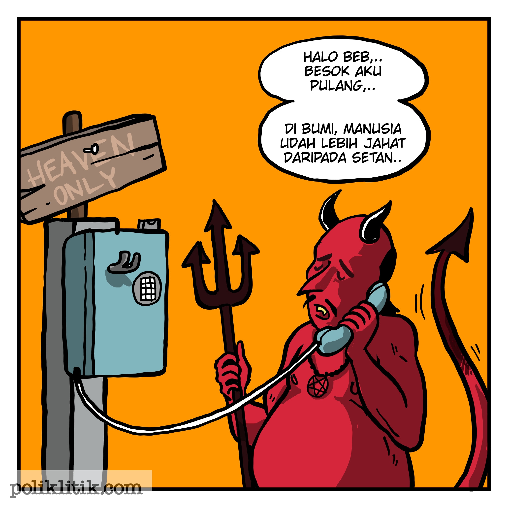 lebih setan dari pada setan