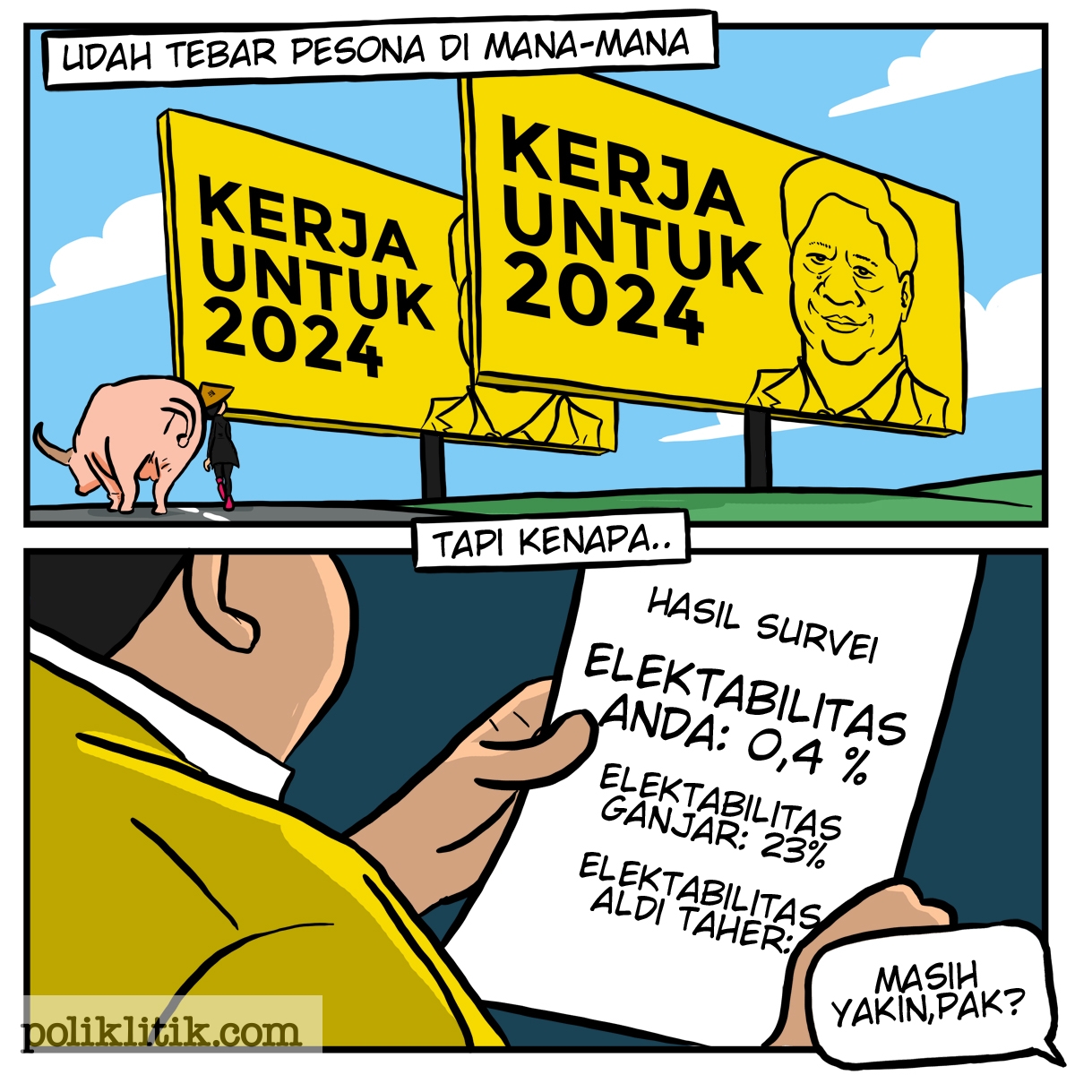 elektabilitas airlangga