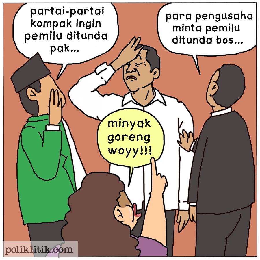 minyak goreng-penundaan pemilu