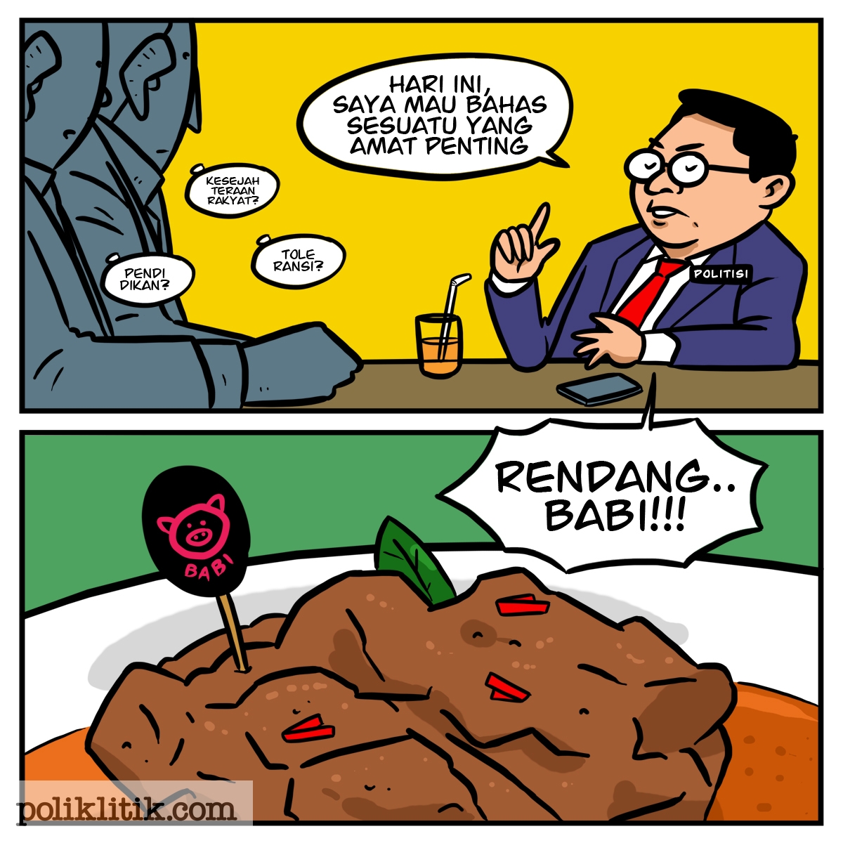 rendang babi