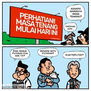 masa tenang pemilu