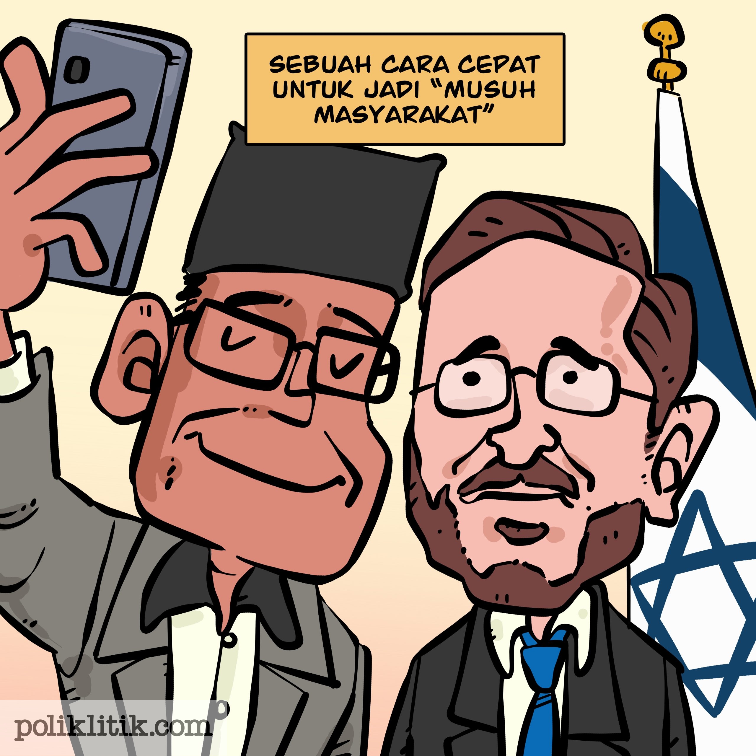 foto bareng presiden Israel