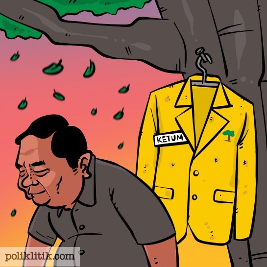 airlangga hartarto mundur dari jabatan sebagai ketum golkar